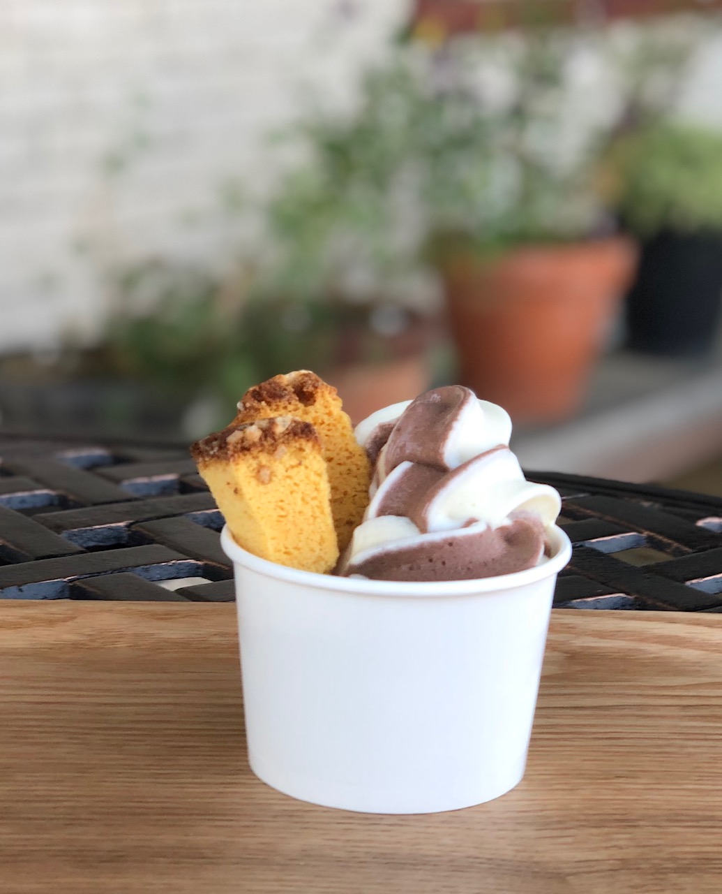 シルクアイスとカステララスク